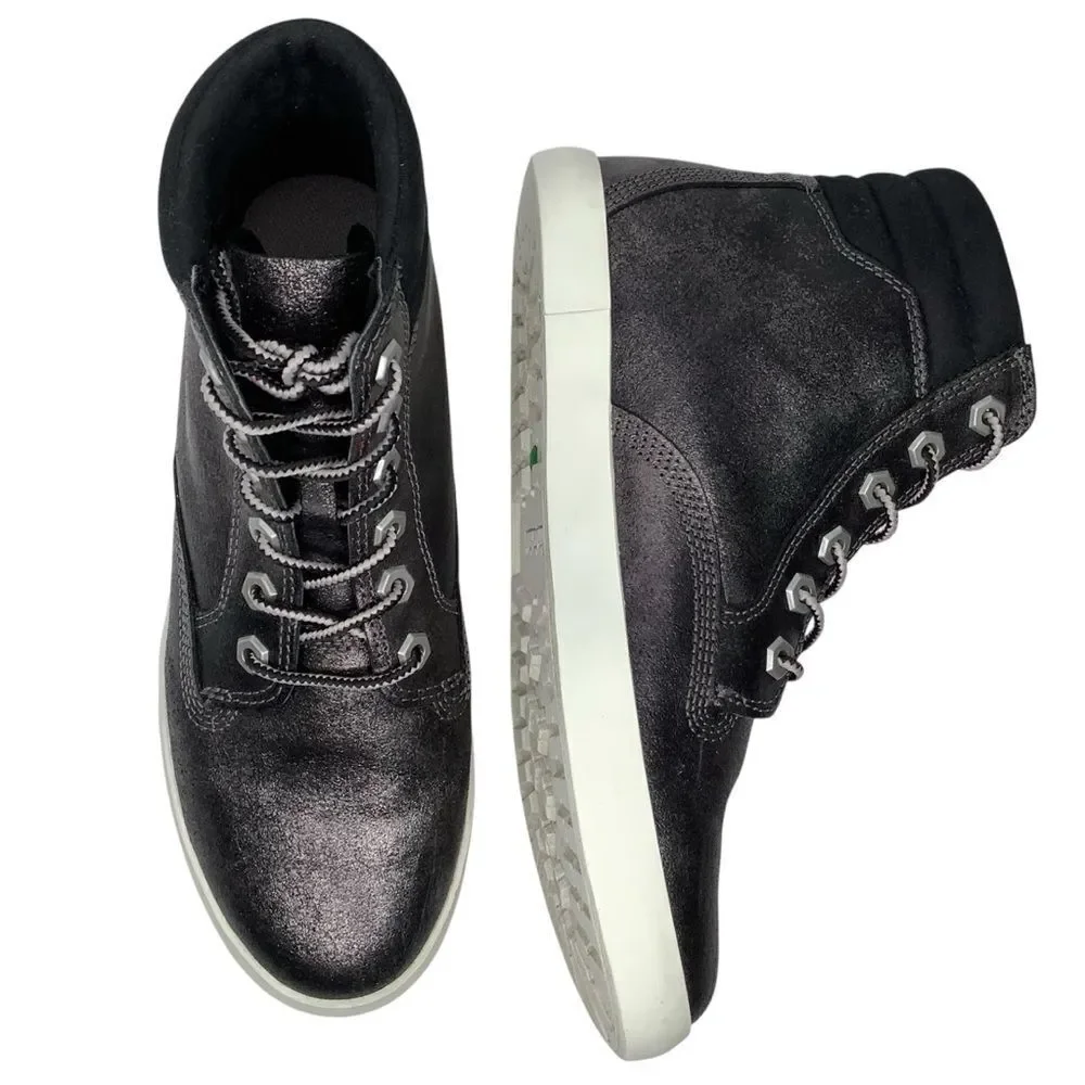 Timberland Dausette Metallic Leather Ankle Boot Sneaker Women’s Sz 7.5 Street